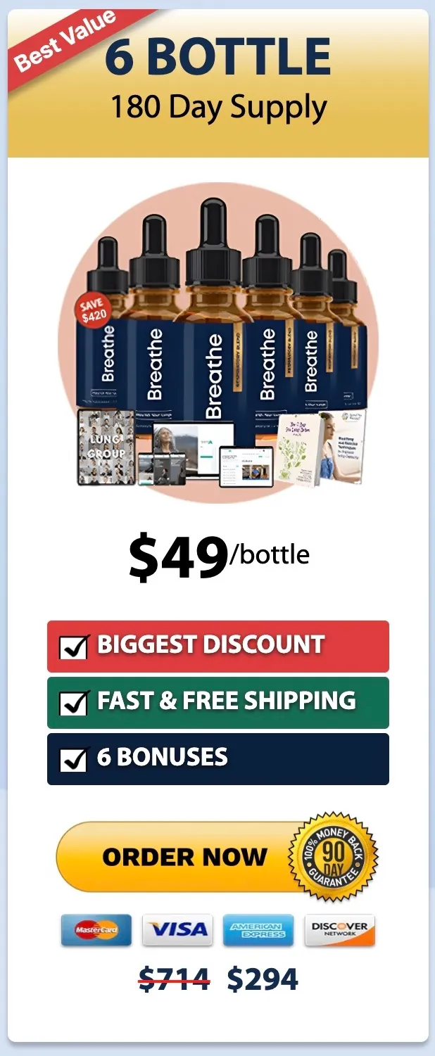 Breathe 6 bottles