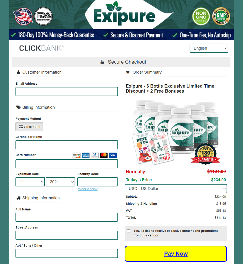exipure order