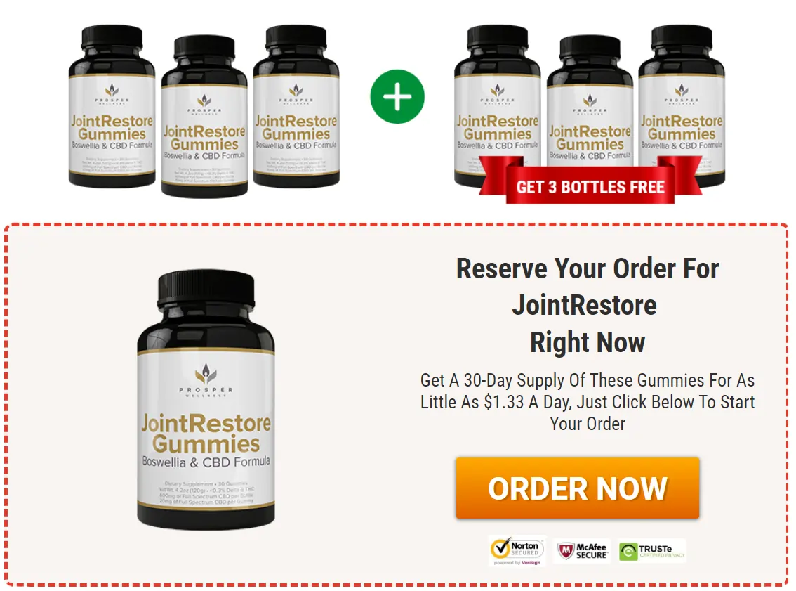 joint restore gummies official website