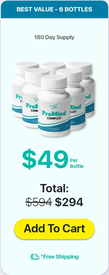 ProMind Complex 6 bottle price 