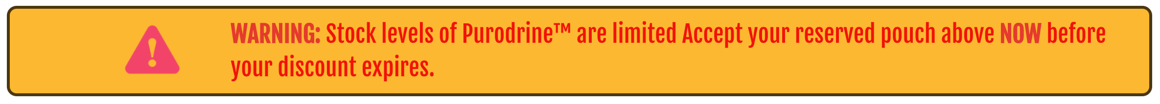 Purodrine - WARNING