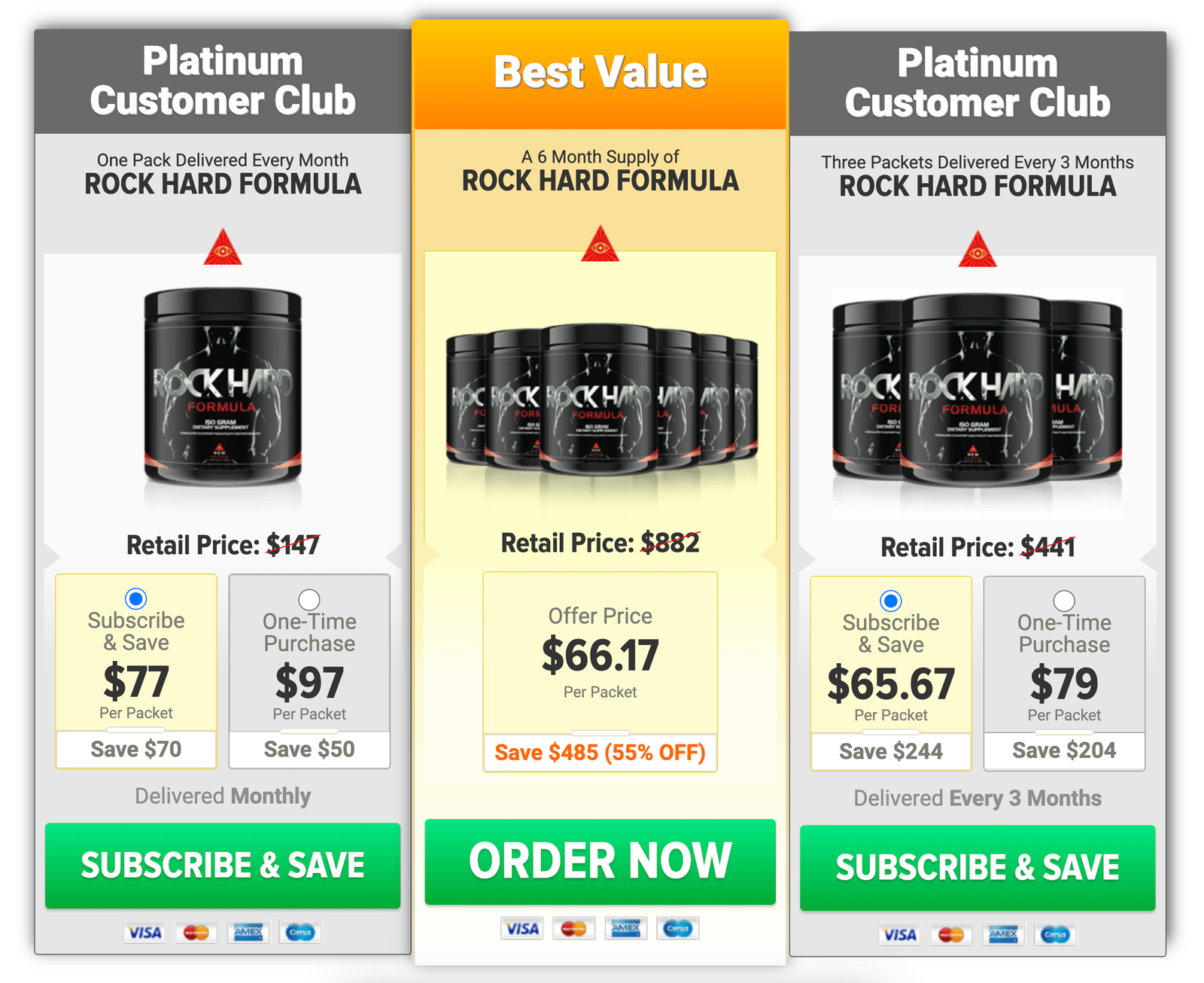 Rock Hard Formula Buy