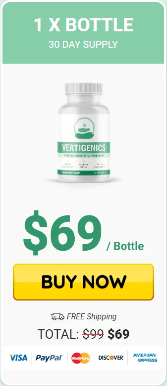 Vertigenics one bottle